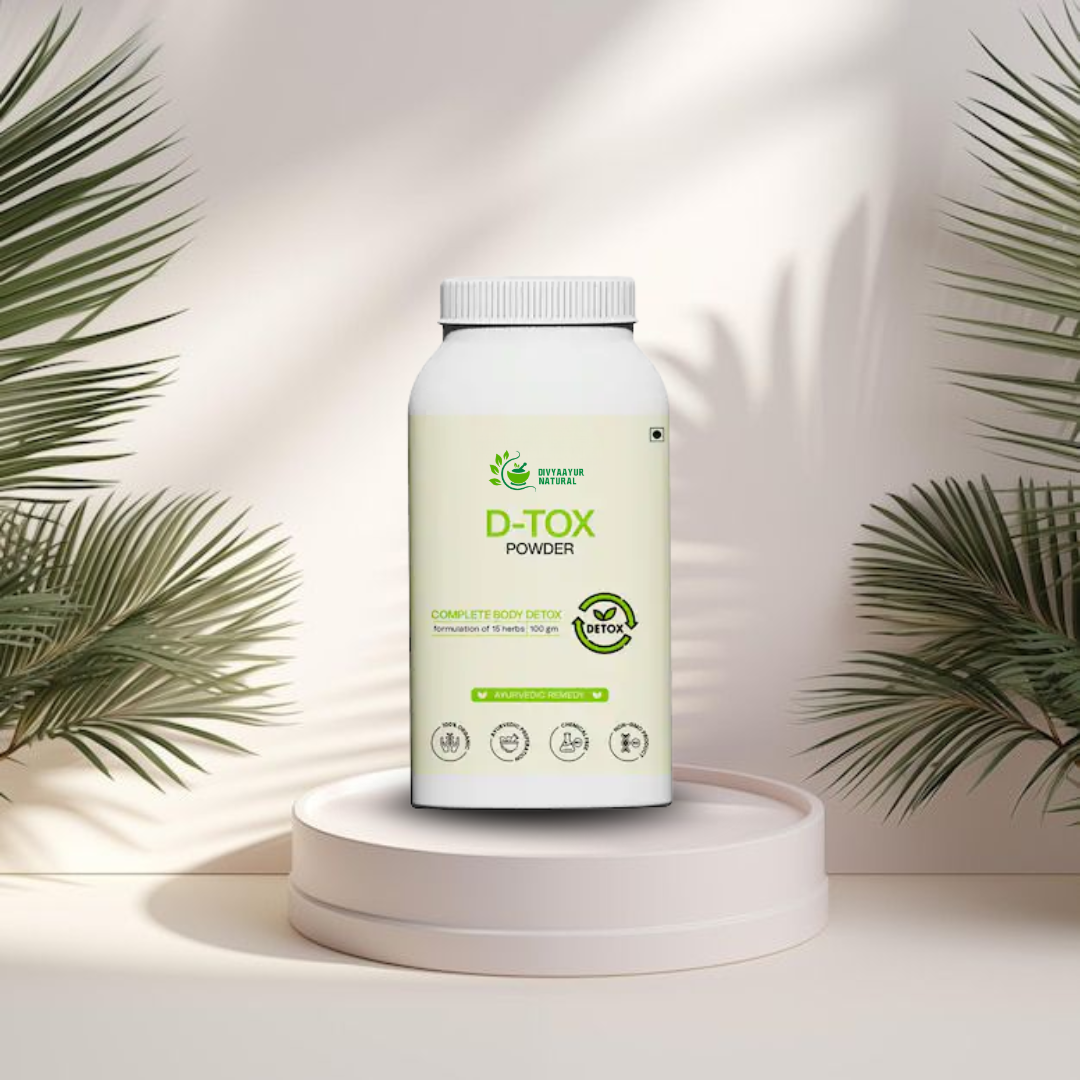 Herbal Detox Powder (Triphala + Giloy + Neem)